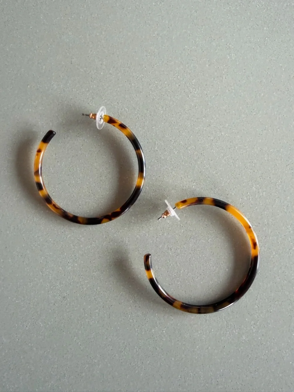 NWOT JCREW Tortoiseshell Hoop Earrings - Women Jewelry